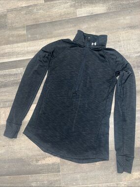 Under Armour Black Half-Zip Athletic Pullover